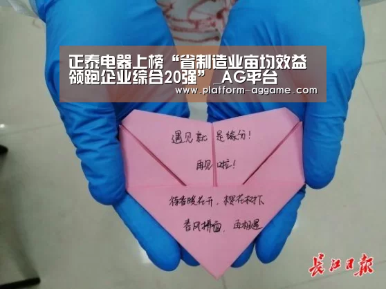 正泰电器上榜“省制造业亩均效益领跑企业综合20强”_AG平台(图2) AG真人入口