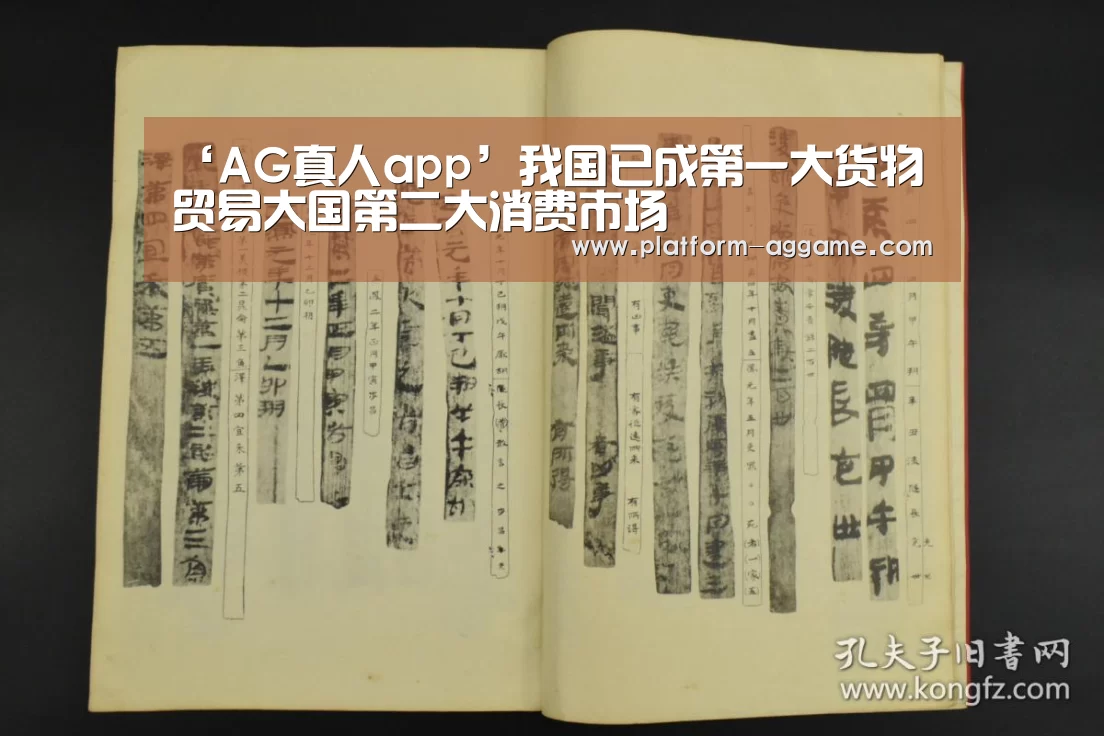‘AG真人app’我国已成第一大货物贸易大国第二大消费市场